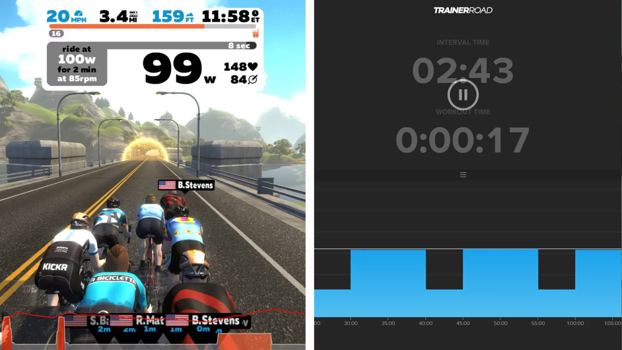 همکاری دو شرکت  TrainerRoad و Zwift در برگزاری مسابقات مجازی