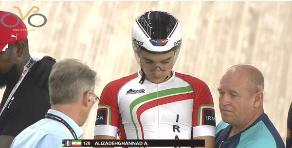 کلیپ مسابقه امیر علی علیزاده در مسابقات قهرمانی جهان دوچرخه سواری 2023